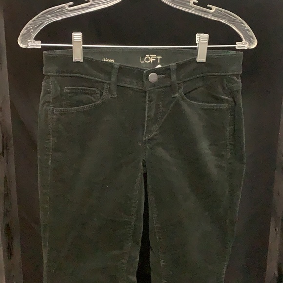 Loft | Black corduroy modern skinny pants - Picture 2 of 6